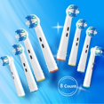 thumbnail image 5 of Replacement Toothbrush Heads Compatible with Braun Oral B Electric Toothbrushes, Replacement Brush Head Refill,for Vitality Triumph and Pro Series - 8pcs, 5 of 5