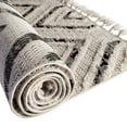 thumbnail image 4 of Unique Loom Cherokee Collection Area Rug - Gatlinburg (9' x 12' Rectangle Black and White), 4 of 13