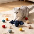 thumbnail image 5 of Halloween Squeaky Dog Toys, Funny Bat Shape Interactive Chew Toys for Puppy Small and Medium Dogs, 5 of 5
