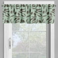 thumbnail image 2 of Ambesonne Harvest Valance Pack of 2, Organic Olives and Branches, 54"X12", Brown and Almond Green, 2 of 5