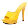 thumbnail image 1 of Zapatillas Moda de verano para mujer Adecuado para múltiples escenarios Tacones altos sexys populares Tacones de aguja, 1 of 6