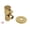 Brass, variant on Kingston Brass CD53301DLK 5/8-Inch O.D. Comp x 3/8-Inch O.D. Comp Anti-Seize Deluxe Quarter-Turn Ceramic Hardisc Cartridge Angle Stop with Flange in Polished Chrome