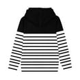 thumbnail image 6 of breaise Kids Hoodies Under $ 10 Kids Girl and Boy Color Block Sweatshirt Soft Loose Hoodies Sweatshirt Fashion Striped Comfy Long Sleeve Pullover Tops 2025, 6 of 6