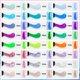 thumbnail image 3 of Kit de uñas de gel de polietileno Morovan, 48 colores, 3 of 9