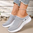 thumbnail image 6 of CHICVOMEY Comfort Women Sneakers Lightweight Slip On Sneakers Shock Absorbing Mesh Walking Shoes for Daily Outdoor & Indoor Home Use, 6 of 8