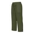 thumbnail image 7 of Glisme Teen Girls Trousers Solid Color With Pockets And Drawstring Autumn Soft Girls Straight Leg Pants Size 9-10 Years, 7 of 7