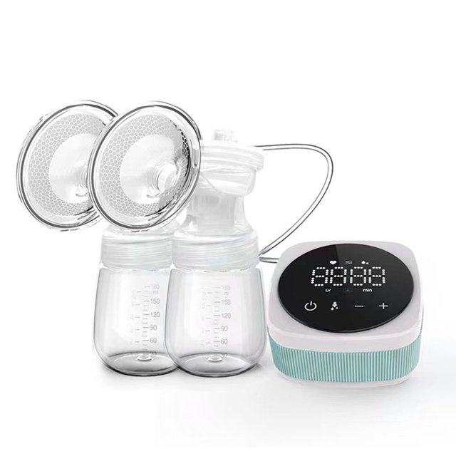 Bombo De Leche De Pecho Bombado Eléctrico Portátil Manos Libres Para La Lactancia Materna Con Pantalla LED 3 Modos 9 Nivel De Succión Bajo Ruido 180 Ml Capacidad De