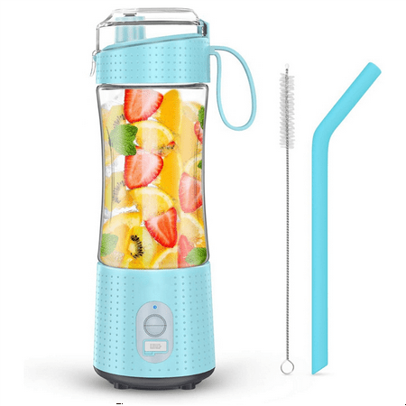 

Portable Blenders Personal Size Blender Smoothies and Shakes Mini Blender 4000 MAh USB Rechargeable with Six Blades