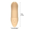 thumbnail image 2 of Pet Finger Toothbrush Silica Gel for Dog Teeth Cleaning, 2 of 4