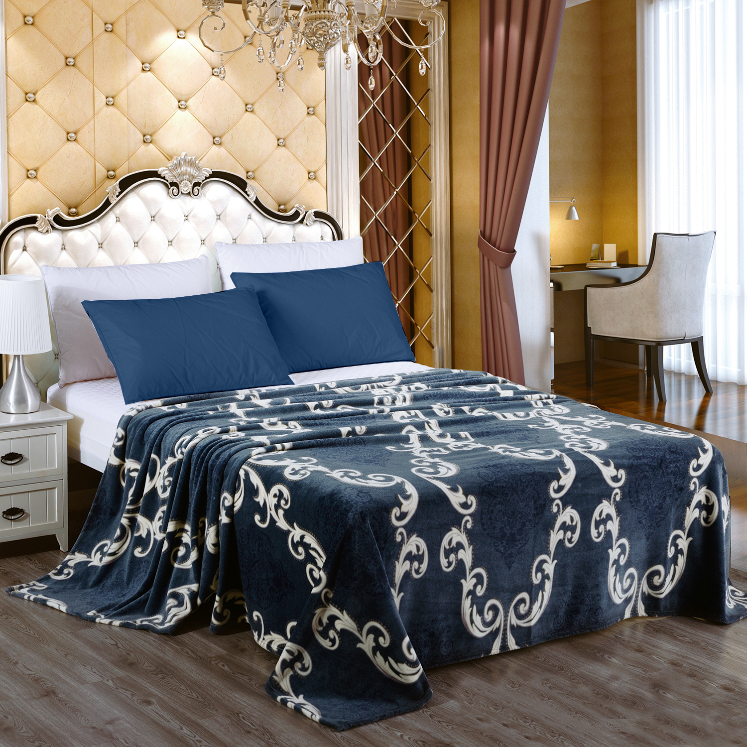 Lightweight Plush Fleece Super Soft Warm Cozy Throw Sofa Bed Couch