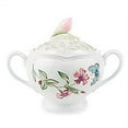 thumbnail image 2 of Lenox Butterfly Meadow Double Handled Sugar Bowl with Lid, White -, 2 of 2