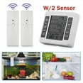 thumbnail image 3 of 2Set Wireless Freezer Thermometer 2 Remote Sensors Alarm Low Temperature Refrigerator Thermometer Clock, 3 of 8