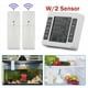 thumbnail image 4 of 2 Juego de Termómetro Inalámbrico para Congelador, 2 Sensores Remotos, Alarma, Termómetro para Refrigerador de Baja Temperatura, Reloj, 4 of 5