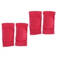 thumbnail image 1 of Knee Sleeves High Elastic Breathable Protector Pads for Ice Hockey Running Rose Red, 1 of 7