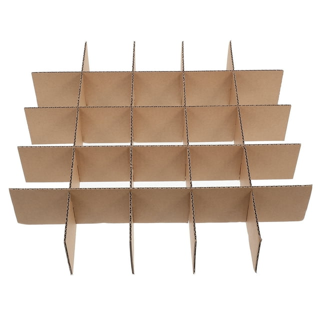 8pcs Box Shipping Cardboard Divider Packing Box Divider Packaging Glass Divider Dish Packaging Cardboard Moving Box Divider Dish Packaging Box Corrugated