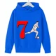 thumbnail image 3 of Ropa para niños Otoño e invierno Sudadera con capucha para niños y niñas y top azul con estampado de avatar de Ronaldo, 3 of 5