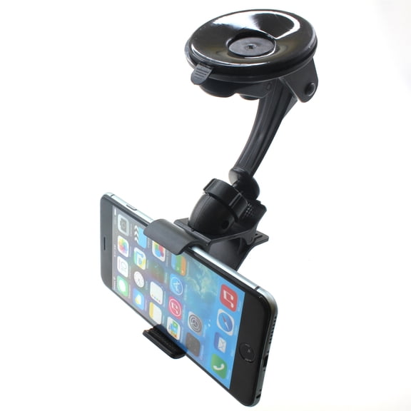Dash Car Mount for LG Wing Phone - Windshield Holder Cradle Swivel Dock Suction Z2A Compatible With LG Wing