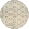 thumbnail image 1 of Ahgly Company Machine Washable Indoor Round Traditional Light French Beige Brown Area Rugs, 3' Round, 1 of 7