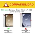 thumbnail image 2 of Funda para  Galaxy Tab A7 lite T220 / T290 / Tab A9 / A11 8.7" agarradera Rosa, 2 of 6