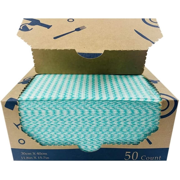 Heavy Duty Wipes Dish Cloths 50Pieces Reusable Wipes Multi-use Cleaning Cloths Towels
