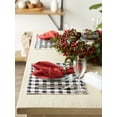 thumbnail image 2 of Design Imports CAMZ12299 Set de 6 Sets de Table à Carreaux Buffalo de Noël avec Broderie, 2 of 2