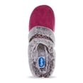 thumbnail image 5 of Floopi House Slippers for Women Fur Lined Clog w/ Aztec Trim Bedroom Slip Ons, 5 of 8
