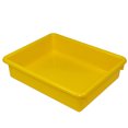 thumbnail image 1 of Stowaway® 3" Letter Tray No Lid, Yellow, 1 of 1
