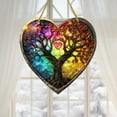 thumbnail image 5 of Gmogad Tree of Life Suncatcher, Heart Tree of Life Suncatcher Solar Positive Energy Wall Hanging for Living Room Bedroom Garden Inspirational Gift Decor, 5 of 6