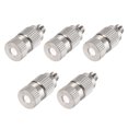 thumbnail image 1 of Boquilla Rociado Latón - Cabezal Rociado Nebulización Roscado 3/16 Pulgadas para Sistema Enfriamiento Exterior - 5 uds Plata Diámetro del orificio de 0.4 mm, 1 of 4