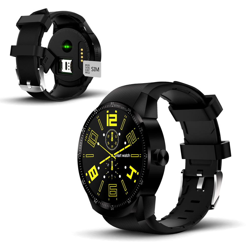 Android 4.4.2 SmartWatch by Indigi® Android Compatible [1.3-inch HD IPS + 3G GSM Unlocked + WiFi + GPS]