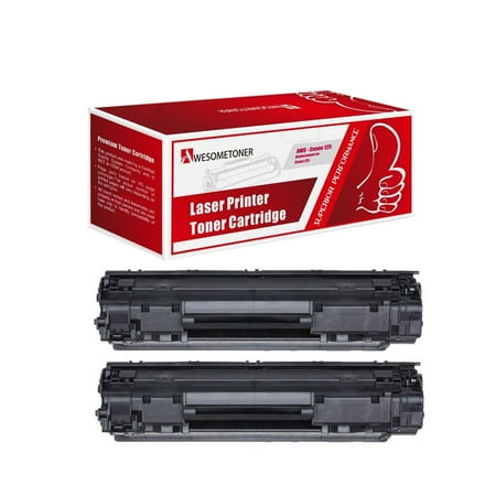 Awesometoner Compatible Toner Cartridge Replacement For Canon 125 For Canon Imageclass Lbp6000 Imageclass Lbp6650 Imageclass Mf3010 Black 2 Pack Walmart Canada