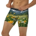 thumbnail image 3 of Disketp Mountain Daisy Meadow Men's Boxer Briefs Men’s Underwear Boxer Briefs for Men, 3 of 7