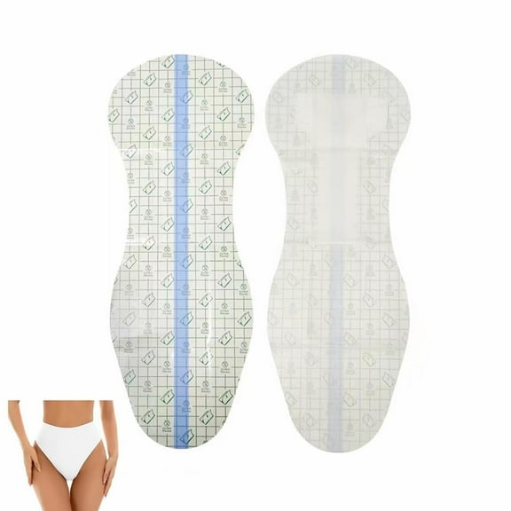 10Pcs Waterproof Swimming Pads for Women, Skin-Friendly PU Film Cotton Core Private Protective Patches Waterproof Pads for Women Swimsuits and Lingerie Panty Liner/Barrier