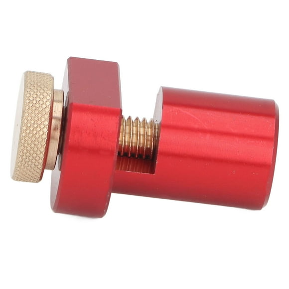 Aluminum Alloy Bench Dogs with Thumb Screw, 19mm Table Stop Non Slip Workbench Limiting Block for Woodworking