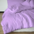 thumbnail image 2 of DNG Creations Lilac Colour 5 Piece Point Botton Comforter Solid All-Season 550 GSM 100% Egyptian Cotton, 800 Threads Count - Full/Queen - Size, 2 of 7