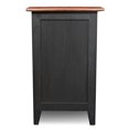 thumbnail image 2 of Leick Furniture Favorite Finds Shaker Storage Wood End Table in Slate Black, 2 of 5
