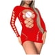 thumbnail image 3 of Lencería de mujer, malla hueca, medias de manga larga, body de nailon para mujer, 3 of 3