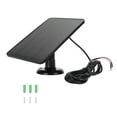 thumbnail image 2 of Solar Panel for   Doorbell, 10W Solar Panel Charging with U Shape Port, IP66 Waterproof   Doorbell Solar Charger with 9.8ft Charging Cable & Adjustable Mount, 2 of 7