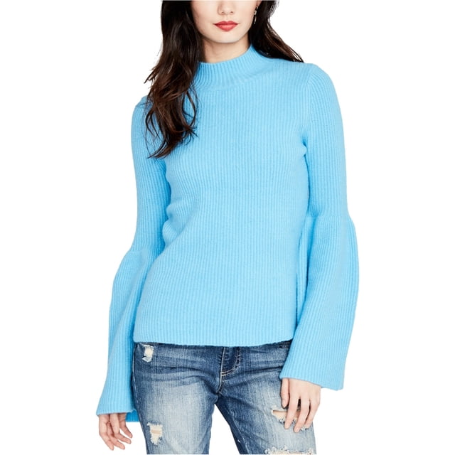 Rachel Roy Chandail Côtelé pour Femmes, Bleu, Moyen