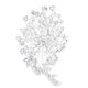 thumbnail image 1 of Broche Del Tono Del Diamante De Bling Rhinestone Para La Joyería Nupcial Del Salvador Broche, 1 of 9