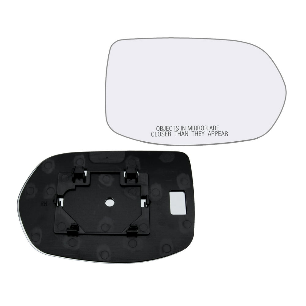 Passenger Side Mirror Glass Replacement with Back Plate Fits 20122016