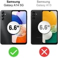 thumbnail image 2 of for Samsung Galaxy A14 5G Case with [2 Pcs Screen Protector] [Shockproof] [Dropproof] [Military Grade Drop Tested] with Non-Slip Removable Heavy Duty Full Body Phone Case 6.6 Inch-Black, 2 of 13