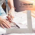 thumbnail image 4 of L Shape DIY Sewing Patchwork Quilting Ruler Plastic Clothing Cutting Craft, 4 of 7