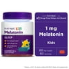 Natrol Kids Melatonin Sleep Aid Gummy, 1mg, Supplement for Children, Ages 4 and up, 60 Berry Flavored Gummies