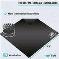 thumbnail image 2 of Microfiber Cleaning Cloth for Glasses - Eyeglass Cleaning Cloth - Lens Cleaning Cloth - Microfiber Glasses Cleaning Cloth for Phone, Screens, Camera Lens Cleaner - 12 pcs, 2 of 6