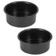thumbnail image 4 of 2 piezas de pastel de horno de acero inoxidable moldes de pastel de fondo extraíbles para hornear cocina, 4 of 8