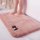 thumbnail image 2 of Alfombrillas de baño súper absorbentes de terciopelo grueso, alfombrillas antideslizantes para dormitorio, alfombras de baño, alfombrillas de cocina, 40 x 60 cm, azul, 2 of 5