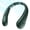 Dark Green, variant on Portable Neck-Hanging Fan, Hands-Free Bladeless Design, 5 Wind Speeds, 4000 mAh Battery Powered, Wearable Personal Fan, Rotatable, Rechargeable, Unisex Gift - Gray: Home & Kitchen