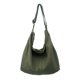 thumbnail image 1 of (FBA Se Pliega Una Vez Y Se Reedita) Bolso Hombro para Mujer Gran Capacidad Retro Japonés Harajuku Japonés Color Sólido 474 Verde, 1 of 9
