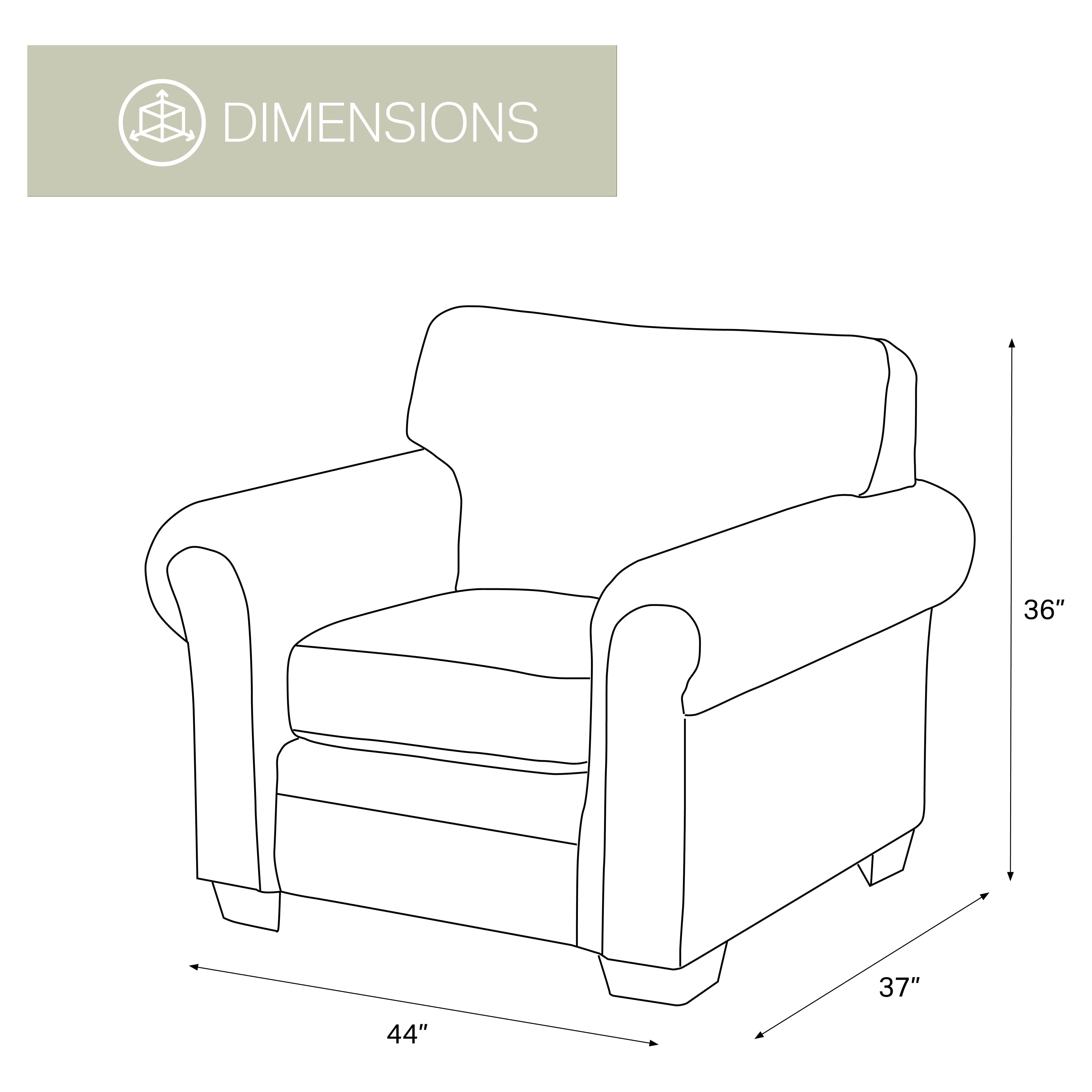 American Furniture Classics Model 8501 10 Sierra Lodge Arm Chair